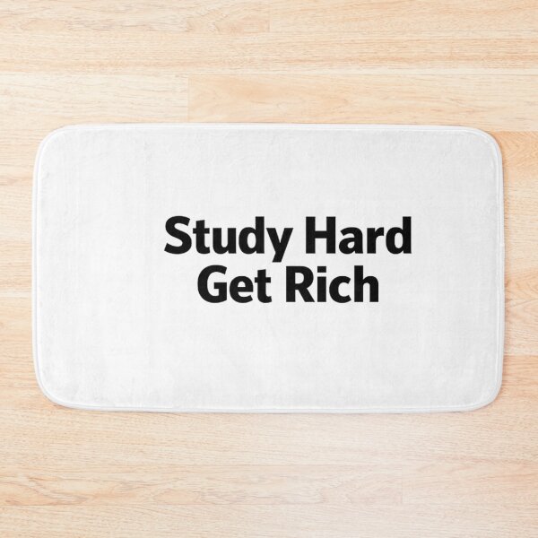 Item preview, Study Hard Get Rich – Motivation Success Study Sticker designed and sold by Lovestickerco.