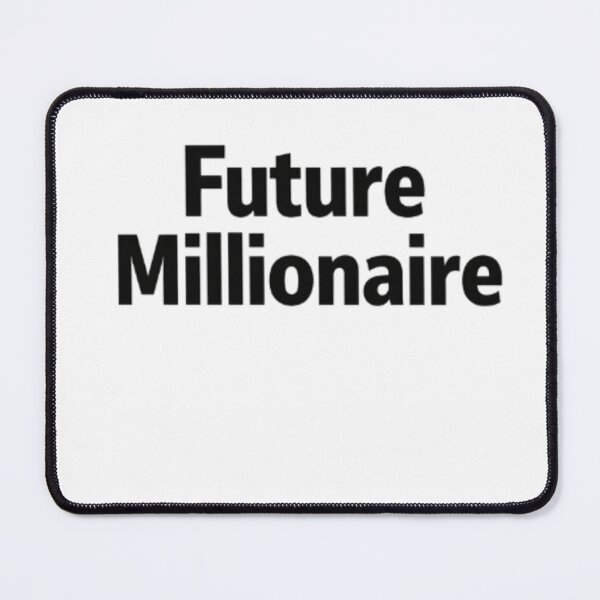Item preview, Future Millionaire – Success Motivation Minimal Typography Sticker designed and sold by Lovestickerco.