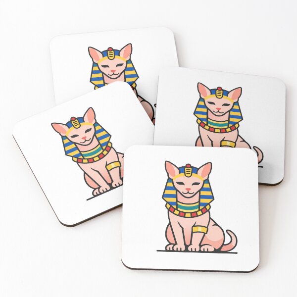 Item preview, Minimalist Egyptian Sphinx Cat designed and sold by Droosam.