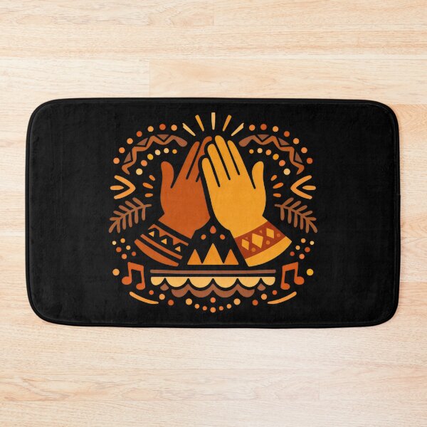 Item preview, Tribal Rhythm Hands Musical Vibes Pattern designed and sold by SplashTastic.