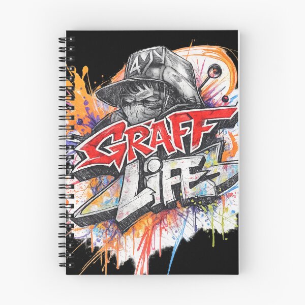 Item preview, Graff Life - Paint Splatter Graffiti designed and sold by HubiUrbanStudio.