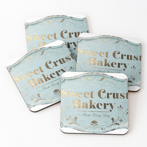 Item preview, A decorative sign for Sweet Crust Bakery on transparent background designed and sold by Creative88Art.