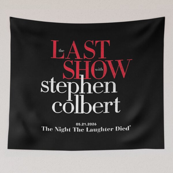 Item preview, Stephen Colbert - The Night The Laughter Died - Stephen Colbert Final Show May 21 2026 designed and sold by CandleSpirit.