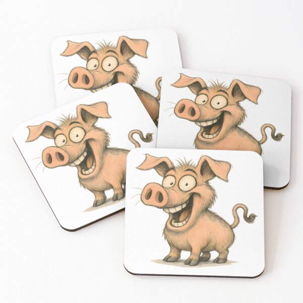 Item preview, Laughing Pig designed and sold by Yomere.