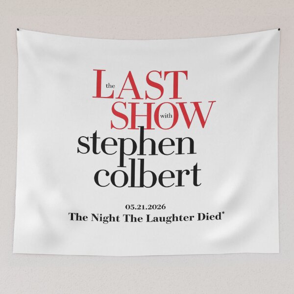 Item preview, Stephen Colbert - The Night The Laughter Died - Stephen Colbert Final Show May 21 2026 designed and sold by CandleSpirit.
