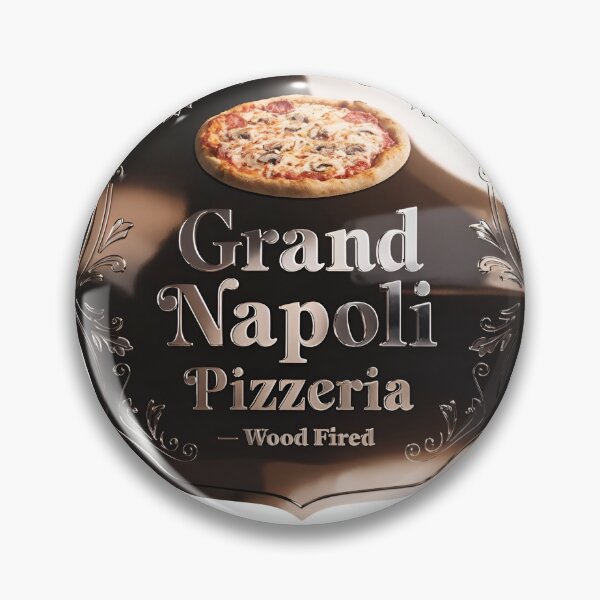 Item preview, A logo for Grand Napoli Pizzeria on transparent background designed and sold by Creative88Art.