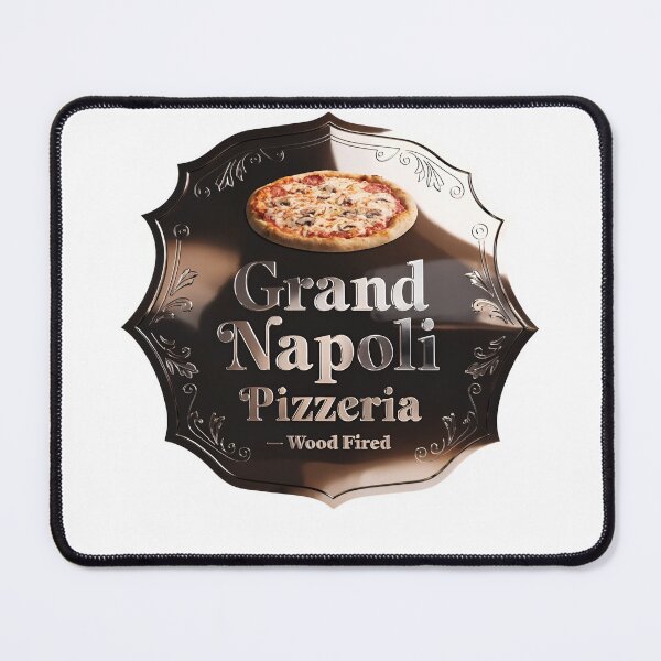Item preview, A logo for Grand Napoli Pizzeria on transparent background designed and sold by Creative88Art.