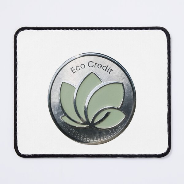 Item preview, Eco Credit badge on transparent background designed and sold by Creative88Art.
