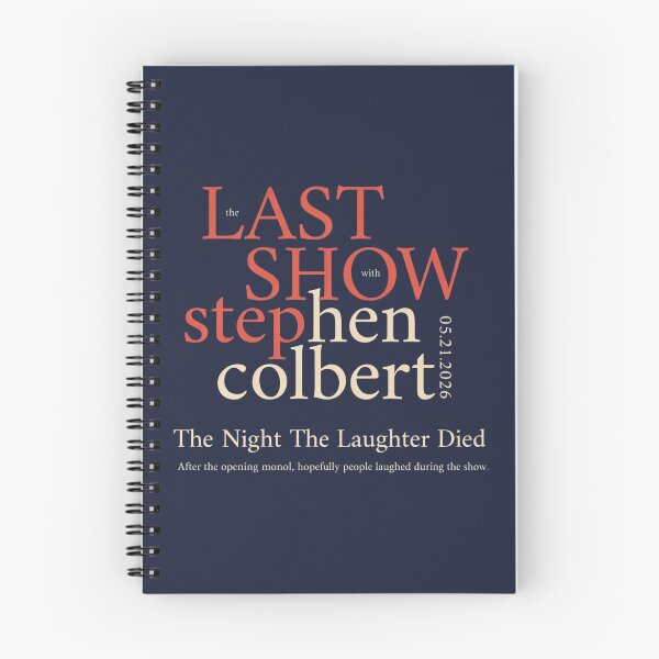 Artikelvorschau, Stephen Colbert – Die Nacht, in der das Lachen starb – Stephen Colberts letzte Show, 21. Mai 2026 entworfen und verkauft von CandleSpirit.