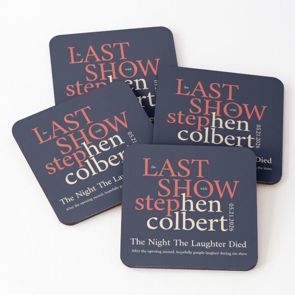 Item preview, Stephen Colbert - The Night The Laughter Died - Stephen Colbert Final Show May 21 2026 designed and sold by CandleSpirit.