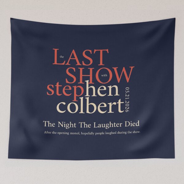 Item preview, Stephen Colbert - The Night The Laughter Died - Stephen Colbert Final Show May 21 2026 designed and sold by CandleSpirit.