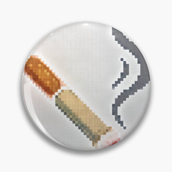 Item preview, A pixelated image of a cigarette on transparent background designed and sold by Creative88Art.