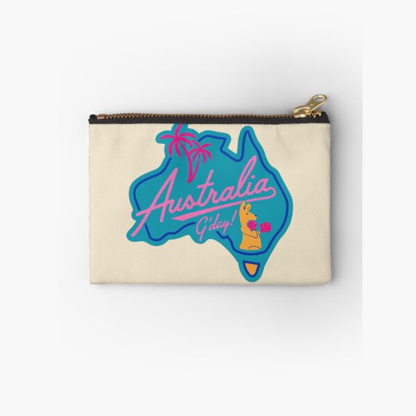 Item preview, Retro Neon Australian Design with Boxing Kangaroo  designed and sold by Corinne Alexa Jackson.
