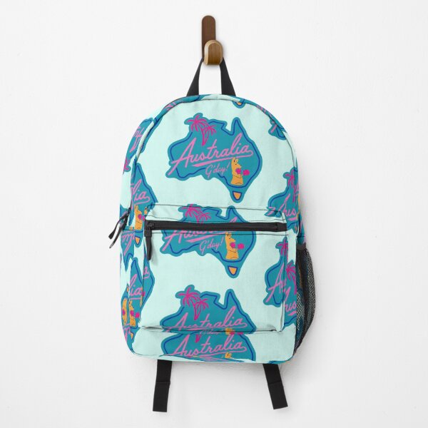 Item preview, Retro Neon Australian Design with Boxing Kangaroo  designed and sold by Corinne Alexa Jackson.