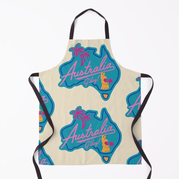 Item preview, Retro Neon Australian Design with Boxing Kangaroo  designed and sold by Corinne Alexa Jackson.