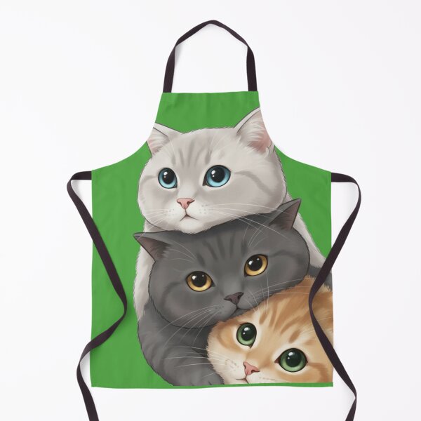 Item preview, three little tabby cats designed and sold by RiverFong.