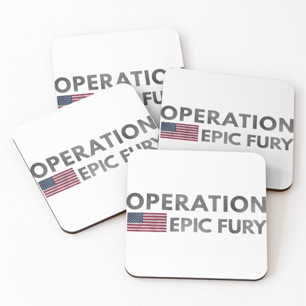 Item preview, USA Military OPERATION EPIC FURY US vs IRAN Trump War Support in Middle East designed and sold by Space Ghettos.