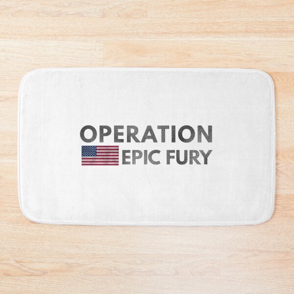 Item preview, USA Military OPERATION EPIC FURY US vs IRAN Trump War Support in Middle East designed and sold by Space Ghettos.