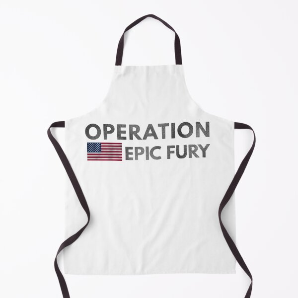 Item preview, USA Military OPERATION EPIC FURY US vs IRAN Trump War Support in Middle East designed and sold by Space Ghettos.