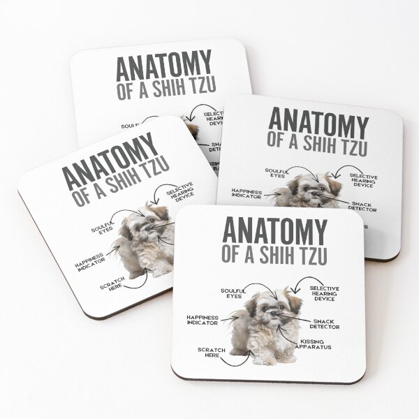 Item preview, The Anatomy of a Shih Tzu Dog Design designed and sold by TshirtsOnline-.