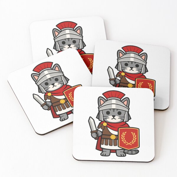 Item preview, Minimalist Roman Cat | Roman Cat Warrior designed and sold by Droosam.