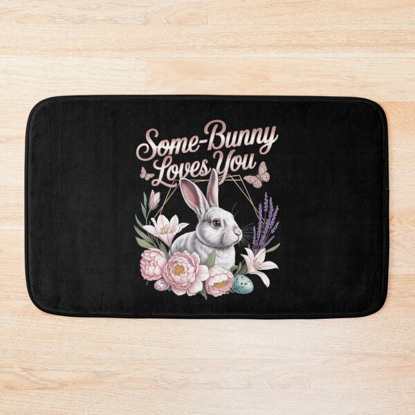 Item preview,  Some-Bunny Loves You — Floral Easter Tee designed and sold by DarylWelsh2024.