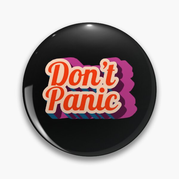 Item preview, Don't Panic designed and sold by Simply Positive.