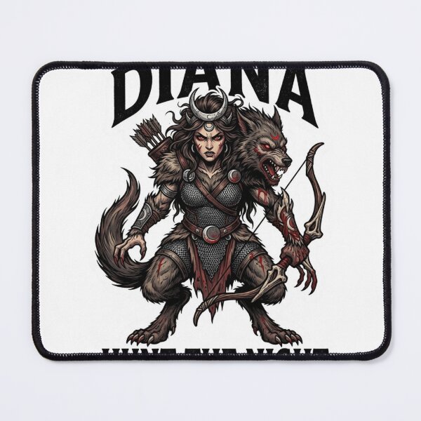 Item preview, Diana Blood Moon Beast Fusion Art designed and sold by Imaginarium of Chaos falcon88 .