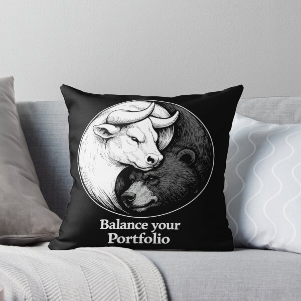 Item preview, Stock market Yin Yang: Bull & Bear Balance your portfolio designed and sold by Pineapple-Tree.
