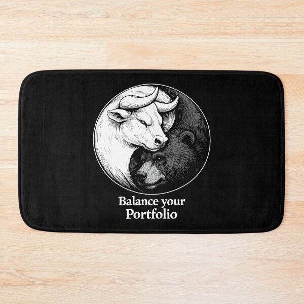 Item preview, Stock market Yin Yang: Bull & Bear Balance your portfolio designed and sold by Pineapple-Tree.