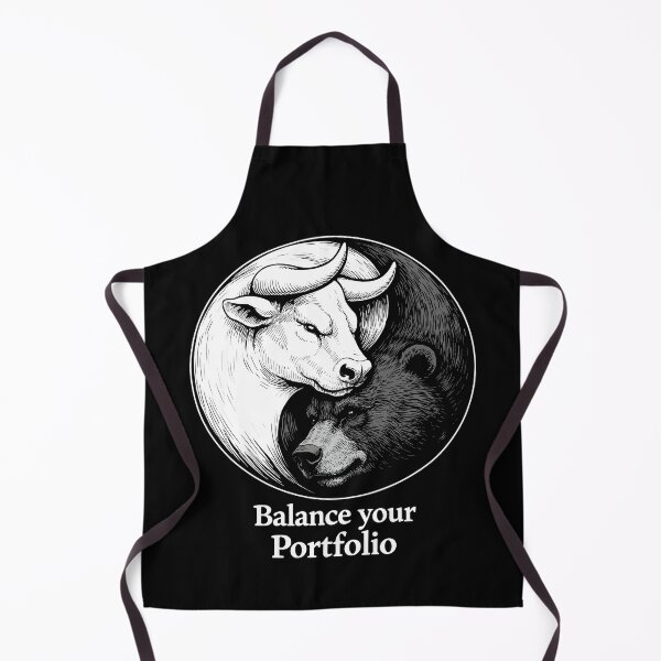 Item preview, Stock market Yin Yang: Bull & Bear Balance your portfolio designed and sold by Pineapple-Tree.