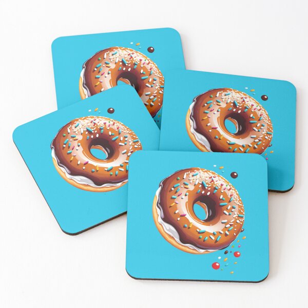 Item preview, Yummy Delicious Doughnut Pop Art Illustration designed and sold by AlxVel.