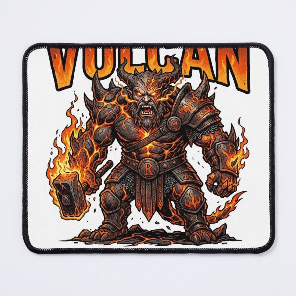 Item preview, Vulcan Lava Devil Inferno Sticker designed and sold by Imaginarium of Chaos falcon88 .