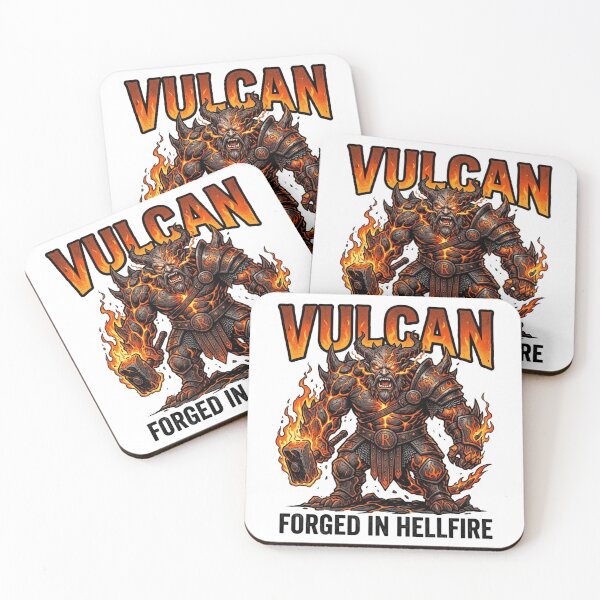 Item preview, Vulcan Lava Devil Inferno Sticker designed and sold by Imaginarium of Chaos falcon88 .