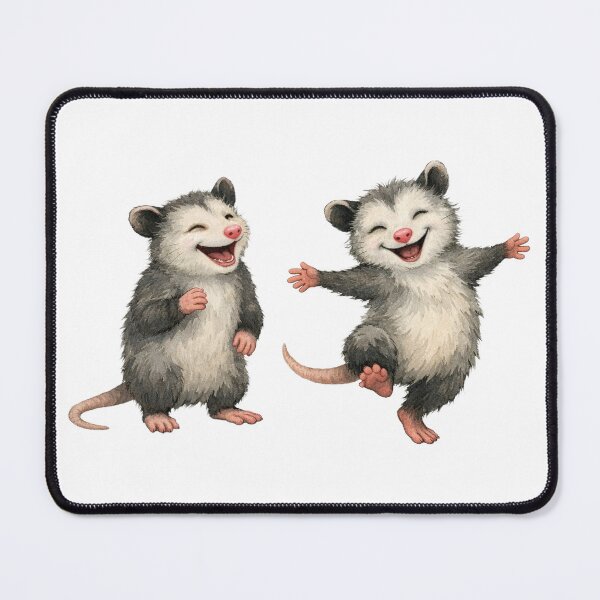 Item preview, Playful Possum Pair - Whimsical Animal T-Shirt Design for Kids and Fun-Loving Gift Shoppers designed and sold by FunscapeHQ.