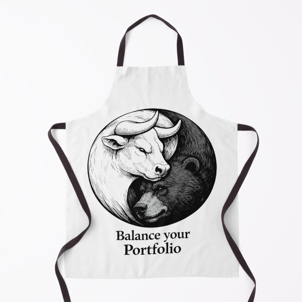 Item preview, Stock market Yin Yang: Bull & Bear Balance your portfolio designed and sold by Pineapple-Tree.