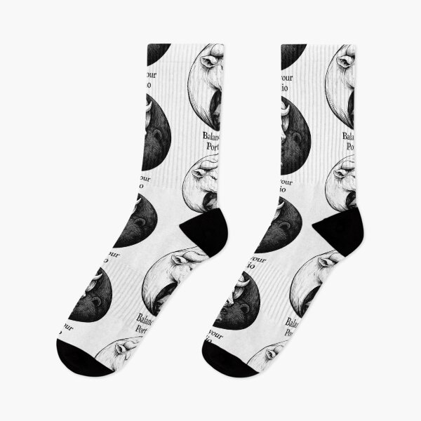 Item preview, Stock market Yin Yang: Bull & Bear Balance your portfolio designed and sold by Pineapple-Tree.