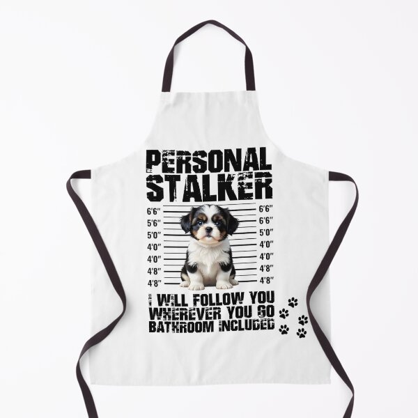 Item preview, Shih Tzu Personal Stalker Funny Dog Mugshot Design designed and sold by TshirtsOnline-.