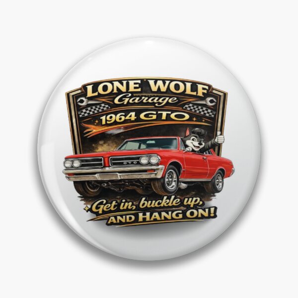 Item preview, Classic Muscle Car Vintage Car Get In Buckle Up Hang On Petrolhead Gift Retro Automotive Apparel  designed and sold by Lone Wolf Designs .