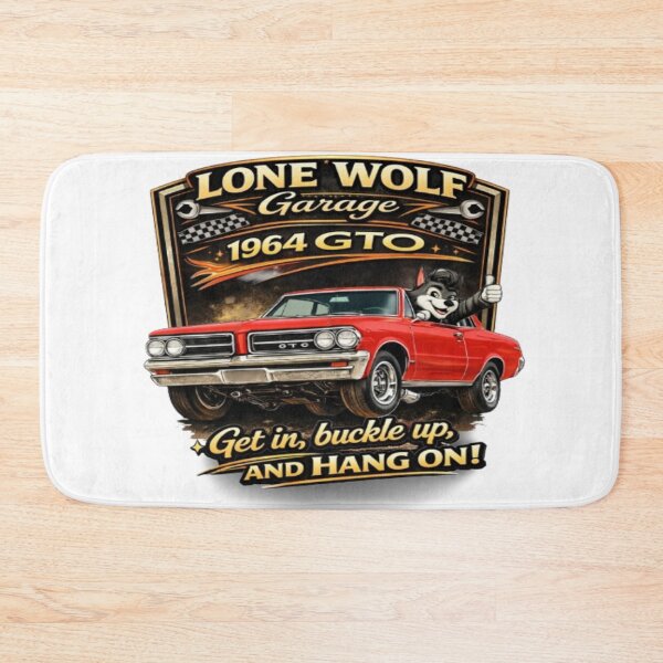 Item preview, Classic Muscle Car Vintage Car Get In Buckle Up Hang On Petrolhead Gift Retro Automotive Apparel  designed and sold by Lone Wolf Designs .