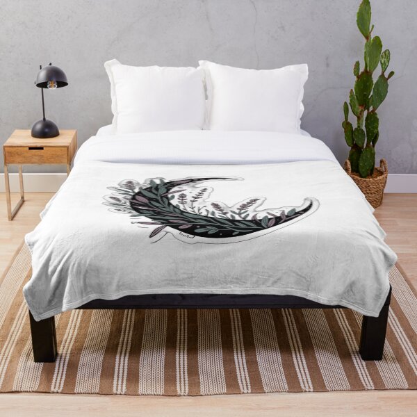 Artikelvorschau, Botanical Crescent Moon Lavender Dark Cottagecore Witchy Art entworfen und verkauft von Bianca Oltean.