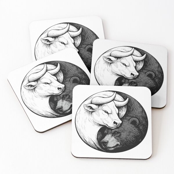 Item preview, Stock Exchange Yin Yang: Bull & Bear Design for Shareholders designed and sold by Pineapple-Tree.