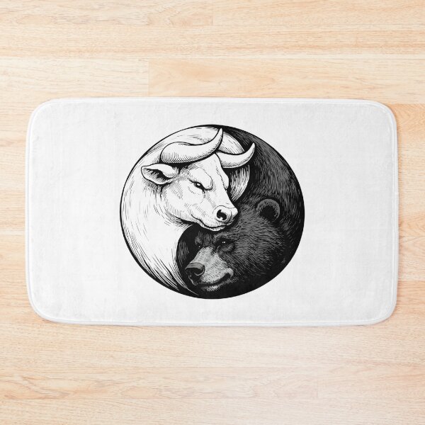 Item preview, Stock Exchange Yin Yang: Bull & Bear Design for Shareholders designed and sold by Pineapple-Tree.