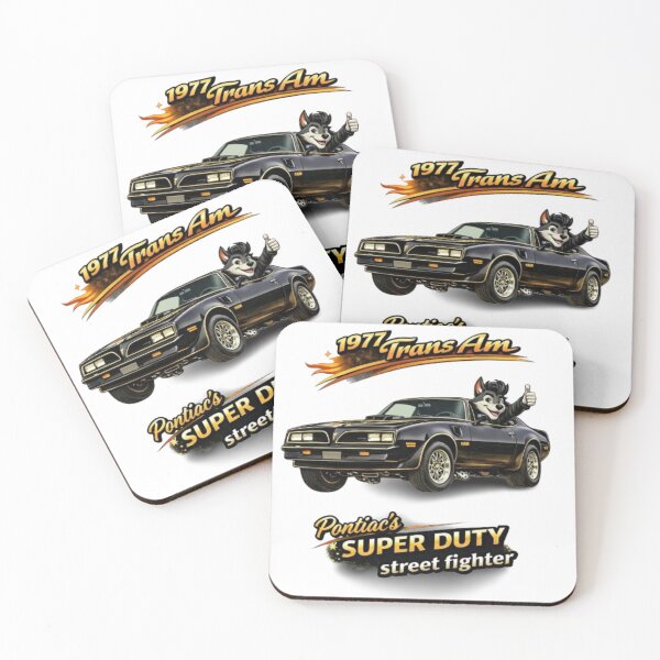 Item preview, 1977   Classic Muscle Car Vintage Firebird Style Car Lover Gift Petrolhead Street Fighter  designed and sold by Lone Wolf Designs .