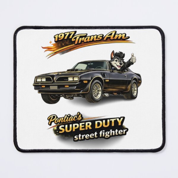 Item preview, 1977 Classic Muscle Car Vintage Firebird Style Car Lover Gift Petrolhead Street Fighter designed and sold by Lone Wolf Designs .