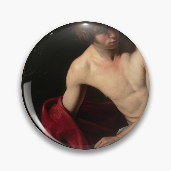 Item preview, Caravaggio John the Baptist Baroque Dramatic Religious Painting designed and sold by TheSoulOfArt.