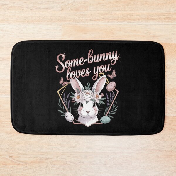 Item preview, Some-Bunny Loves You — Floral Easter Tee V2 designed and sold by DarylWelsh2024.