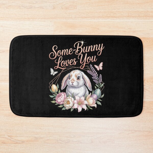Item preview, Some-Bunny Loves You — Floral Easter Tee V3 designed and sold by DarylWelsh2024.