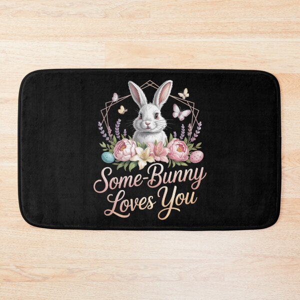 Item preview, Some-Bunny Loves You — Floral Easter Tee V4 designed and sold by DarylWelsh2024.