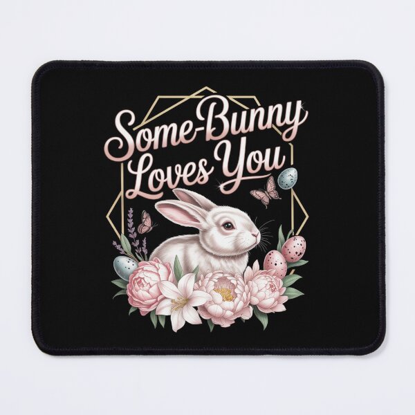 Item preview, Some-Bunny Loves You — Floral Easter Tee V5 designed and sold by DarylWelsh2024.